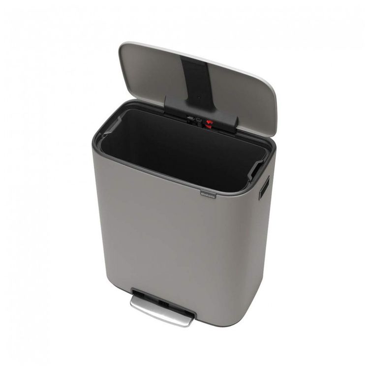 Lixeira-para-Cozinha-60-Litros-com-Pedal-Brabantia-Cinza-foto-2