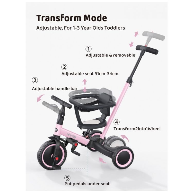 Triciclo-Infantil-5-em-1-com-Alca-para-os-Pais-Protetor-de-foto-4