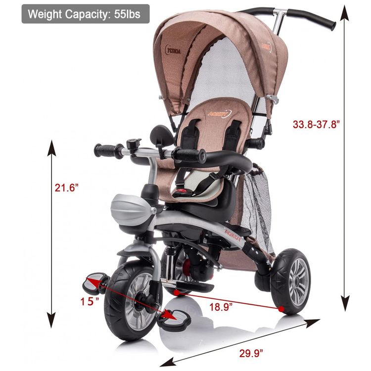 Triciclo-Infantil-6-em-1-com-Alca-Ajustavel-e-Assento-foto-5