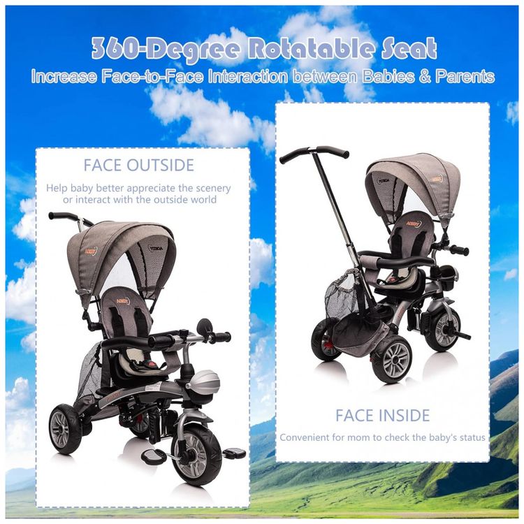 Triciclo-Infantil-6-em-1-com-Alca-Ajustavel-e-Assento-foto-5