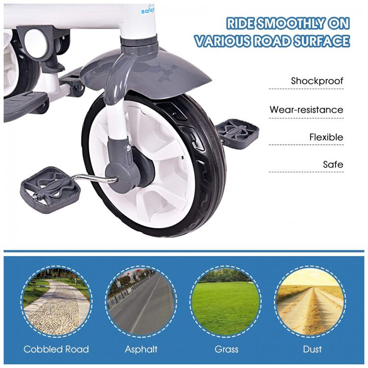 Triciclo-Infantil-4-em-1-com-Alca-Removivel-Sino-Assento-foto-4