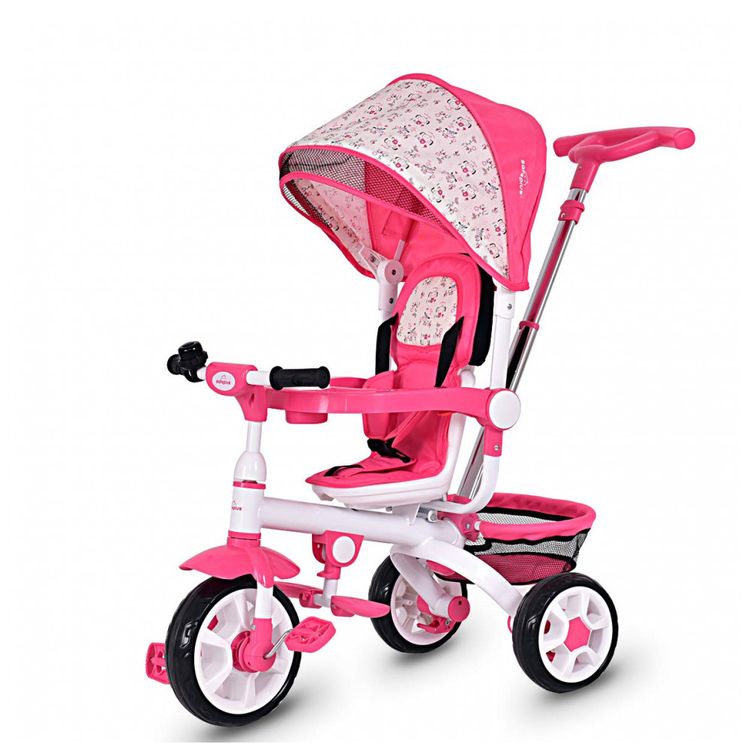 Triciclo-Infantil-4-em-1-com-Alca-Removivel-Sino-Assento-foto-0