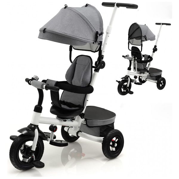 Triciclo-Infantil-4-em-1-com-Alca-Removivel-Sino-Assento-foto-0