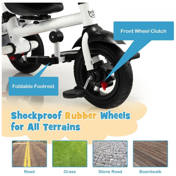 Triciclo-Infantil-4-em-1-com-Alca-Removivel-Sino-Assento-foto-5