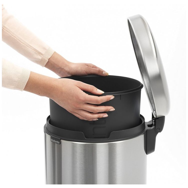 Lixeira-de-Cozinha-30-Litros-com-Fechamento-Suave-e-Balde-foto-1