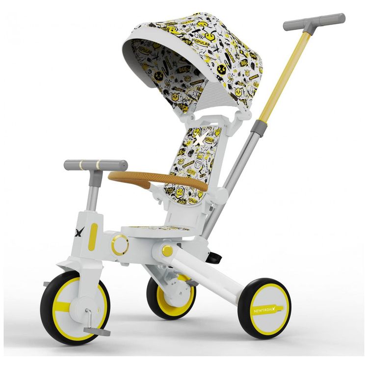 Triciclo-Infantil-com-Cesta-Mochila-de-Viagem-e-Bolsa-para-foto-0
