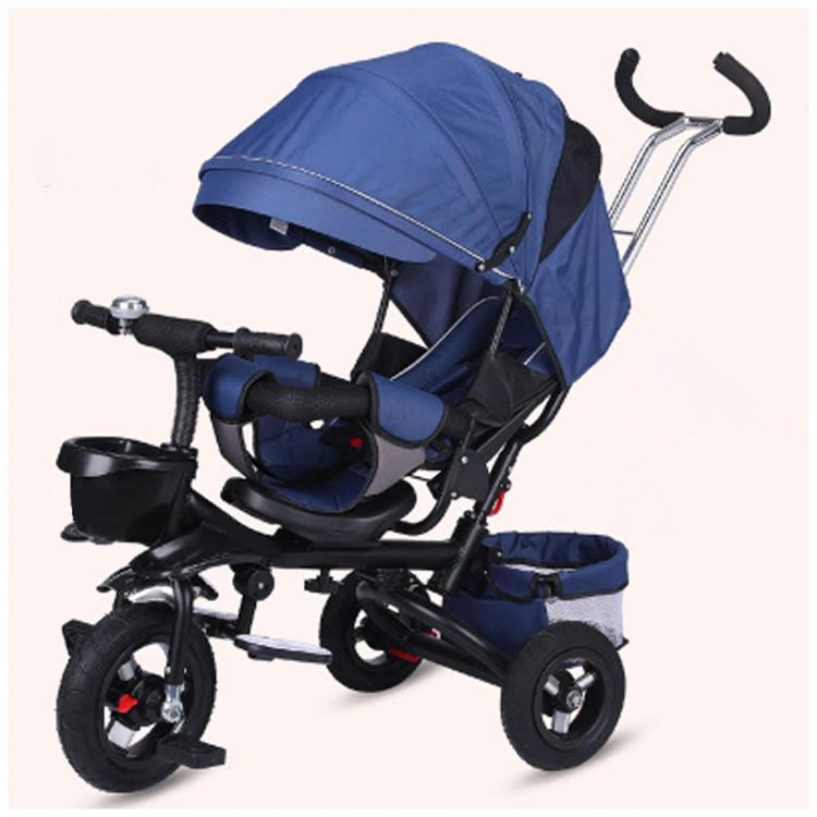 Triciclo-Infantil-4-em-1-Dobravel-com-Alca-de-Pressao-foto-0