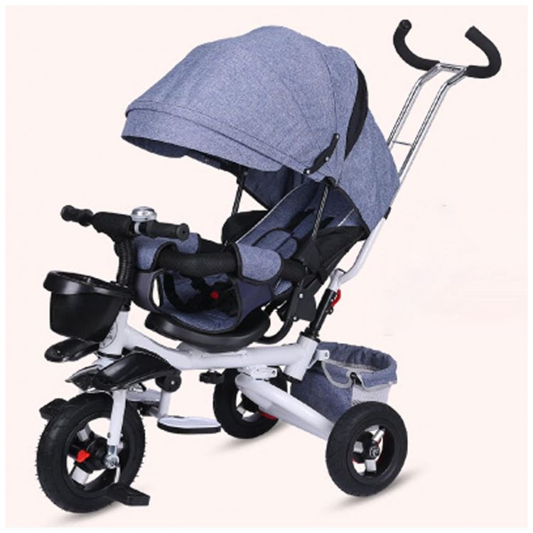 Triciclo-Infantil-4-em-1-Dobravel-com-Alca-de-Pressao-foto-0
