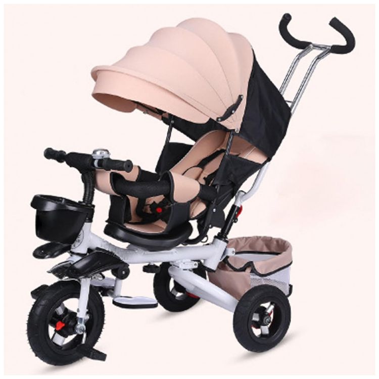 Triciclo-Infantil-4-em-1-Dobravel-com-Alca-de-Pressao-foto-0