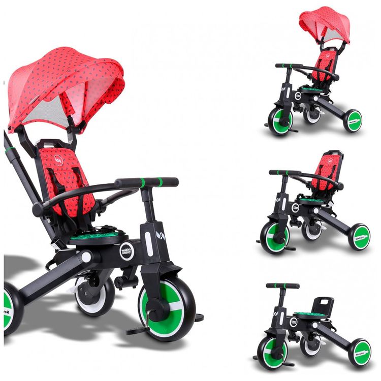 Triciclo-Infantil-com-Cesta-Mochila-de-Viagem-e-Bolsa-para-foto-4