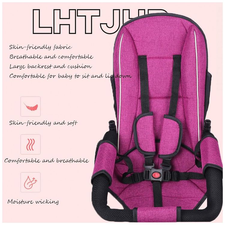 Triciclo-Infantil-4-em-1-Dobravel-com-Alca-de-Pressao-foto-5