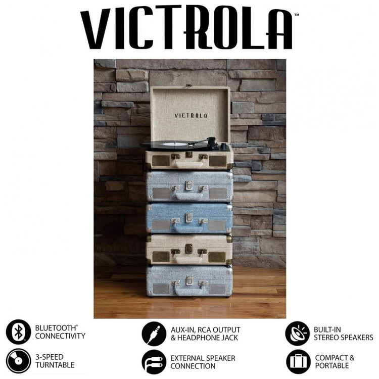 Toca-Discos-Retro-com-Suporte-de-Record-Player-e-Bluetooth-foto-4