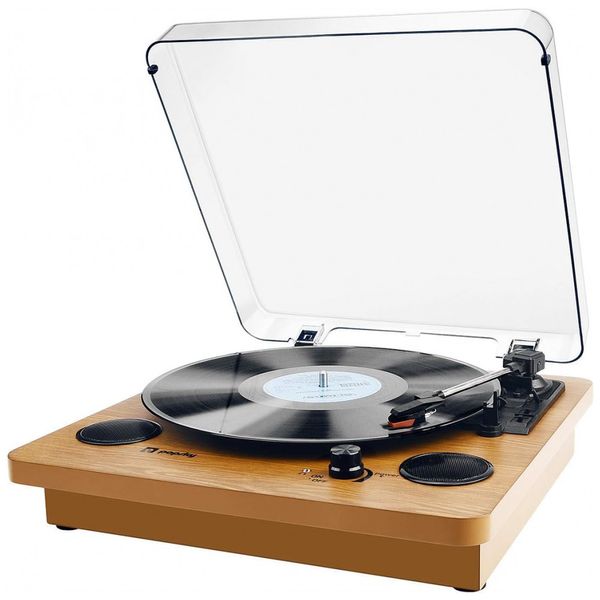 Toca-Discos-com-3-Velocidades-Bluetooth-Alto-Falante-e-foto-0