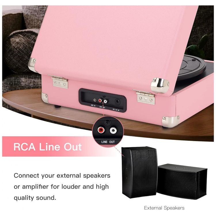 Toca-Discos-com-Bluetooth-Codificacao-de-Reproducao-USB-foto-5