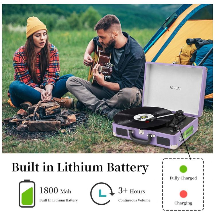 Toca-Discos-com-Bluetooth-Codificacao-de-Reproducao-USB-foto-4