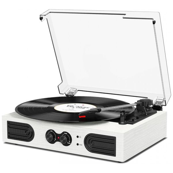Toca-Discos-de-Vinil-com-Alto-Falantes-Estereo-Integrados-e-foto-0