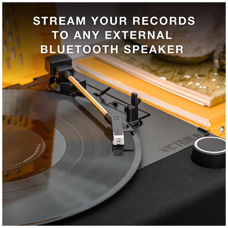 Toca-Discos-Recarregavel-Portatil-com-Bluetooth-e-Alto-foto-3
