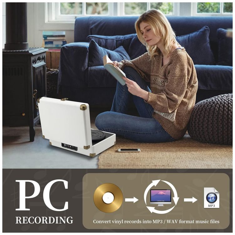 Toca-Discos-com-Bluetooth-Codificacao-de-Reproducao-USB-foto-3