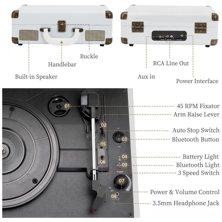 Toca-Discos-com-Bluetooth-Gravacao-em-PC-Bateria-foto-4