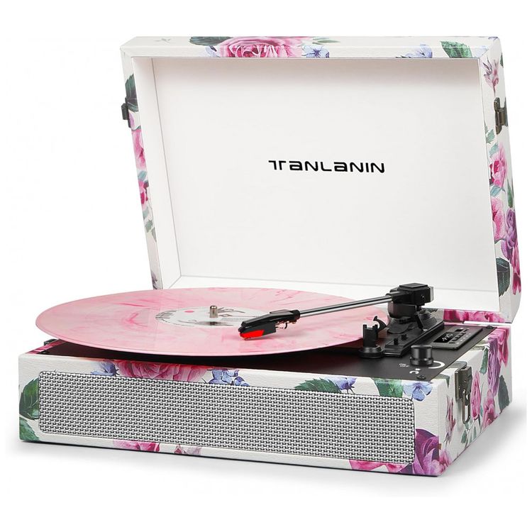Toca-Discos-Vintage-com-3-Velocidades-Alto-Falantes-foto-0