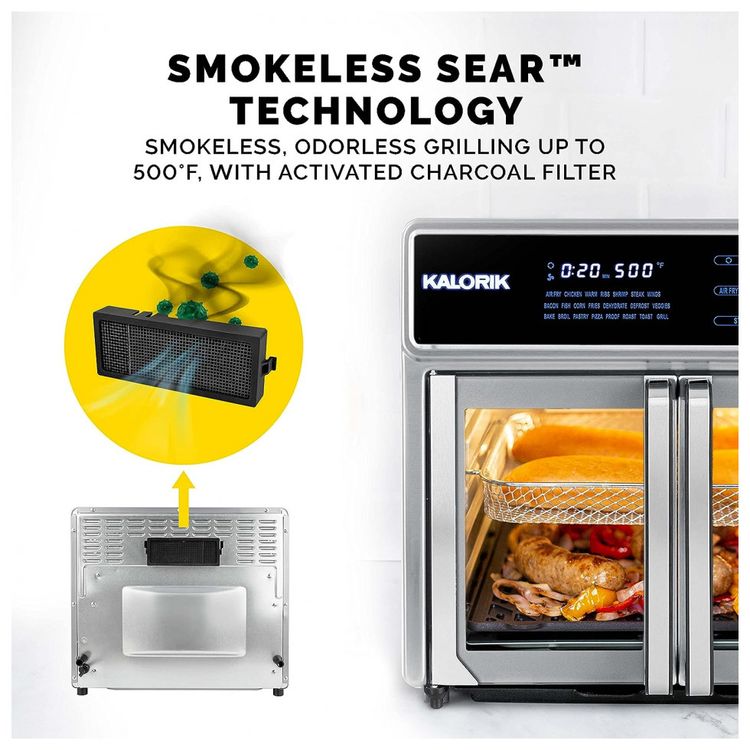 Fritadeira-Eletrica-Air-Fryer-25L-com-Painel-de-Controle-foto-2