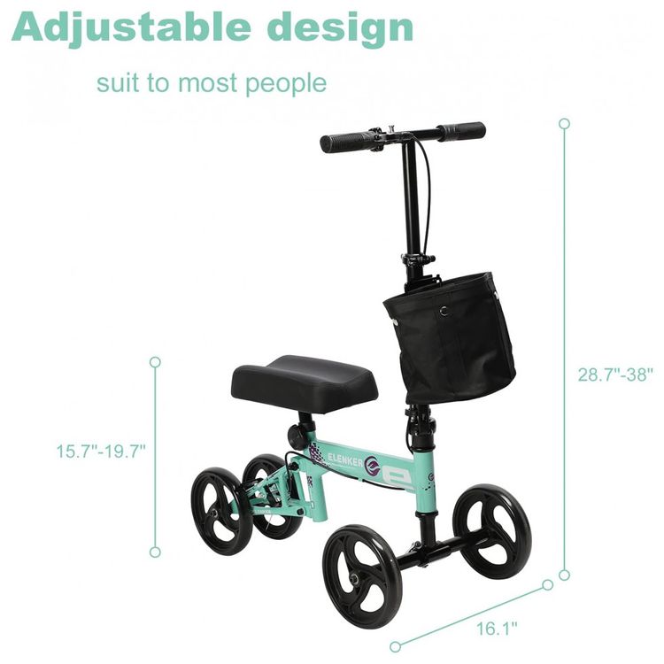 Scooter-de-joelho-economico-andador-de-joelho-direcionavel-foto-1