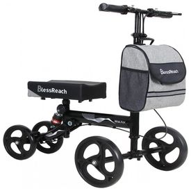 Scooter-medico-deluxe-com-andador-de-joelho-direcionavel-foto-0