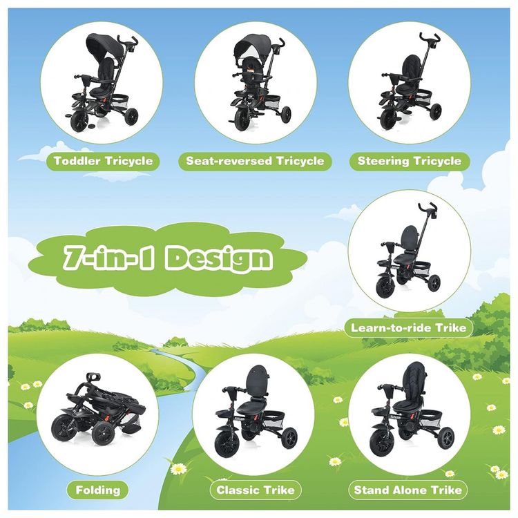Triciclo-Infantil-para-Passeio-com-Assento-Ajustavel-7-foto-1