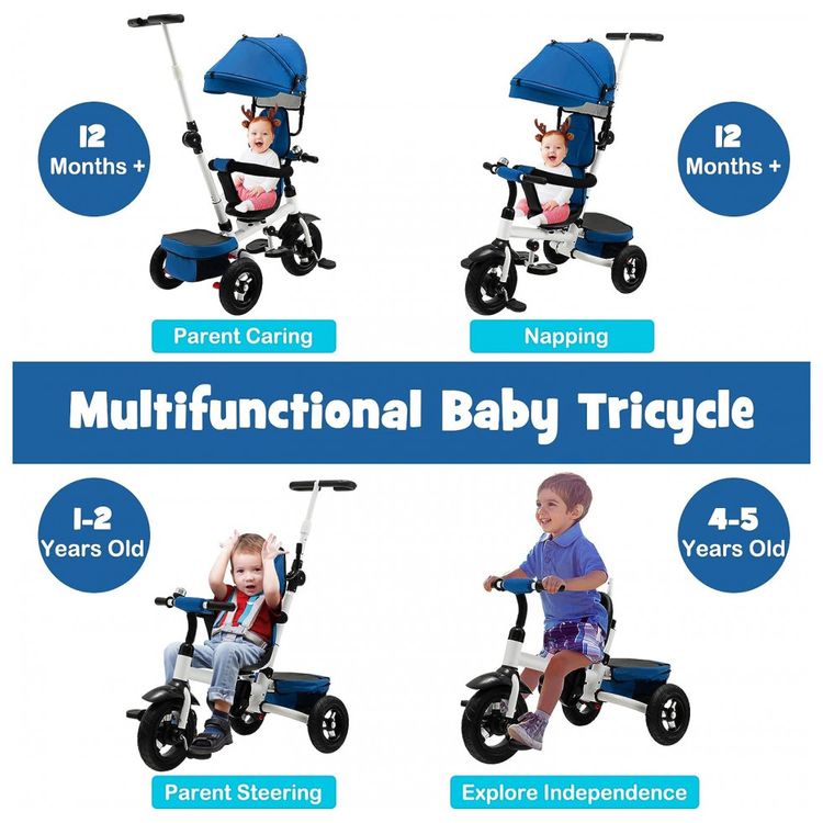 Costzon-8808-Triciclo-Infantil-para-Passeio-com-Assento-foto-1