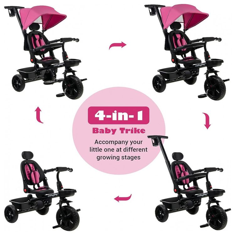 Triciclo-Infantil-para-Passeio-BABY-JOY-com-Assento-foto-2