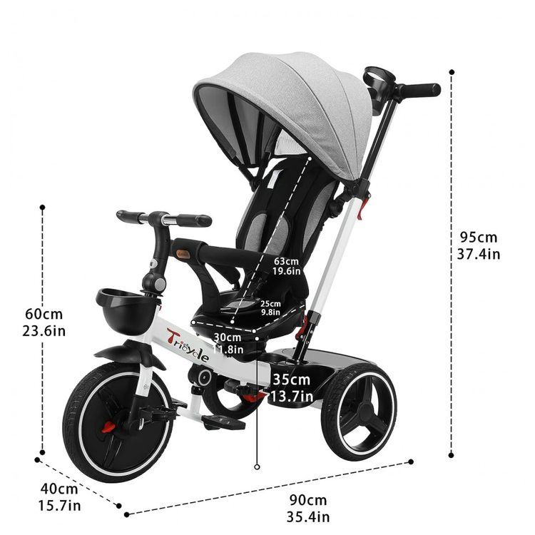 UBRAVOO-T018D-Triciclo-Infantil-para-Passeio-com-Assento-foto-3