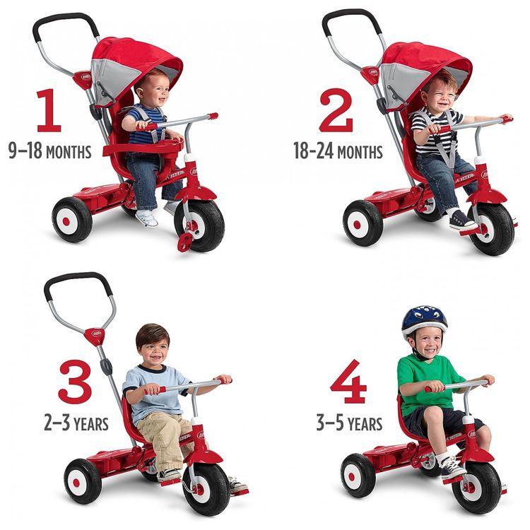 Triciclo-Infantil-para-Passeio-Idade-Recomendada-6-Meses-a-foto-1