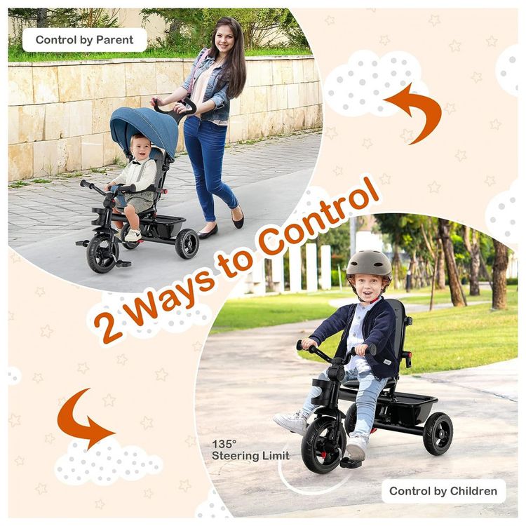 Triciclo-Infantil-para-Passeio-HONEY-JOY-com-Assento-foto-2