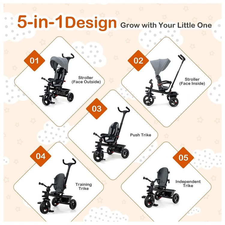 Triciclo-Infantil-para-Passeio-com-Assento-Ajustavel-5-foto-1