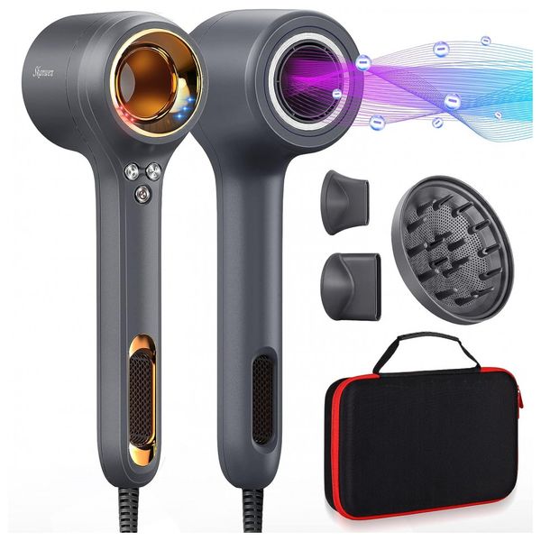 Secador-de-Cabelo-Profissional-com-2-Velocidades-e-3-foto-0