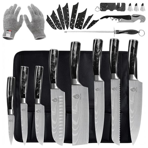 FULLHI-Conjunto-de-Facas-em-Aco-Inoxidavel-com-Bloco-de-foto-0