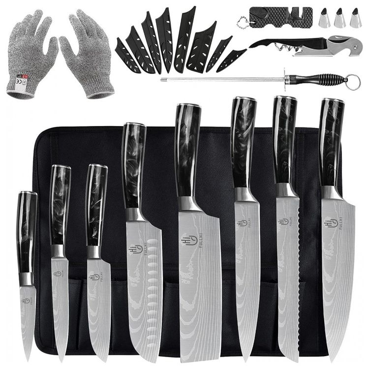 FULLHI-Conjunto-de-Facas-em-Aco-Inoxidavel-com-Bloco-de-foto-0