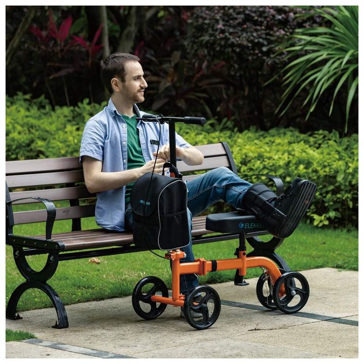 ELENKER-Steerable-Knee-Scooter-for-Foot-Injuries-Ankles-foto-4