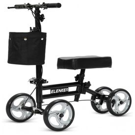 ELENKER-Adjustable-Steerable-Knee-Scooter-for-Foot-Injuries-foto-0