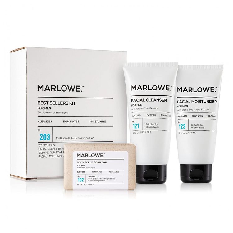 MARLOWE-Kit-Skincare-Diario-para-Homens-com-Esfoliante-foto-0