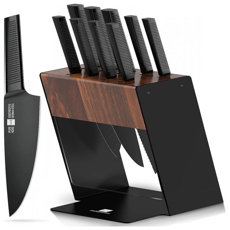iPUREHOME-Conjunto-de-Facas-em-Aco-Inoxidavel-com-Afiador-foto-0