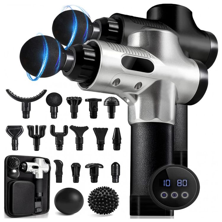 CHIROGUN-Massageador-Pistola-Eletrico-Profissional-Sem-Fio-foto-0