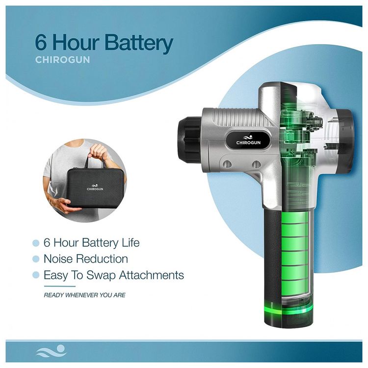 CHIROGUN-Massageador-Pistola-Eletrico-Profissional-Sem-Fio-foto-4