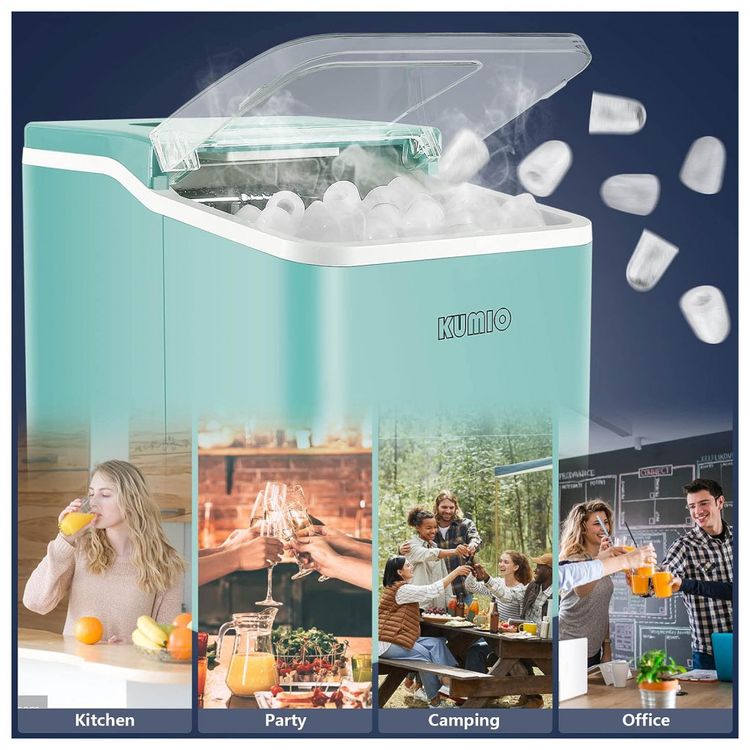 KUMIO-ICM1232-Maquina-de-Gelo-Automatica-Portatil-Produz-ate-foto-5