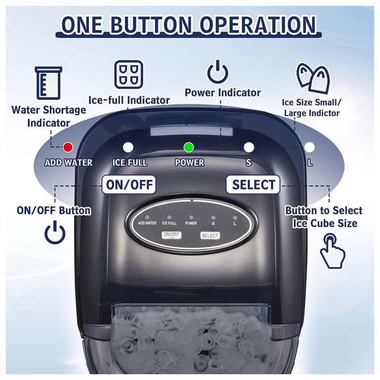 Maquina-de-Gelo-Automatica-Portatil-Produz-ate-11kg-24H-foto-2