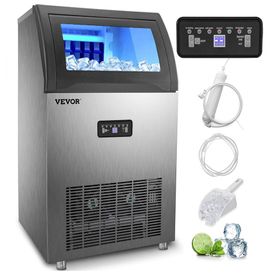 Maquina-de-Gelo-Automatica-Produz-ate-31kg-Cor-110v-VEVOR-foto-0