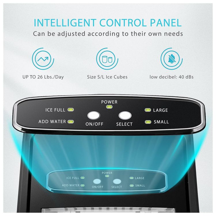 VIVOHOME-Maquina-de-Gelo-Automatica-Portatil-Produz-ate-foto-3