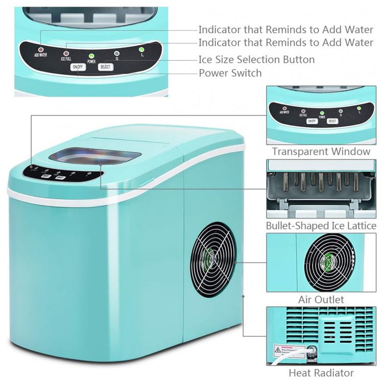 COSTWAY-Maquina-de-Gelo-Automatica-Portatil-Produz-ate-11kg-foto-5