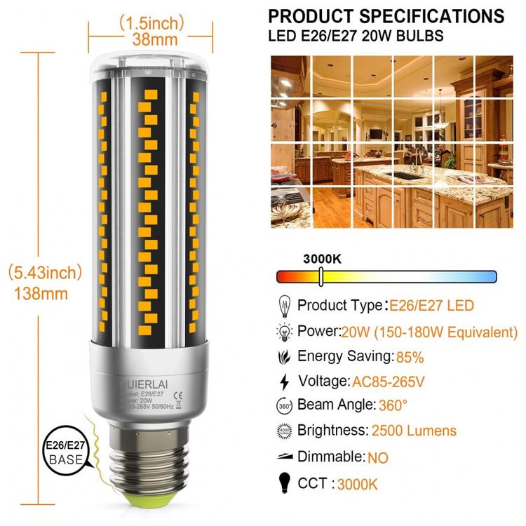 Lampada-LED-Base-E26-E27-com-2500-Lumens-Cor-Branca-Natural-foto-1