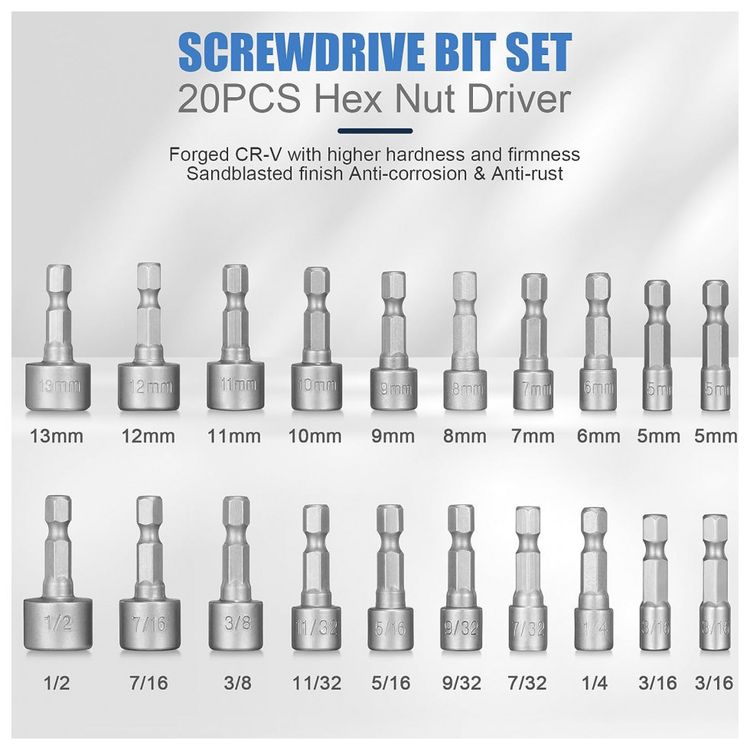 Kit-de-Brocas-Aco-S2-214-Pecas-com-Estojo-YESKING-BT214-foto-4